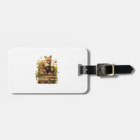 Cottagecore Aesthetic With Book Cute Goblincore Cr Luggage Tag