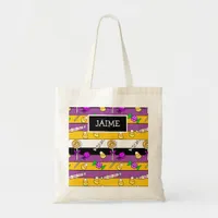 Trick or Treating Halloween Candy Personalized Tote Bag