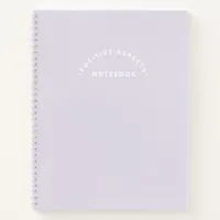 Minimalist Purple Cute Book of Positive Aspects