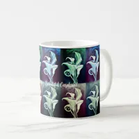 Calla Lillies Modern Retro Vintage Minimalism Coffee Mug