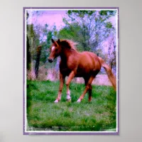 Spring Dreams, Sorrel Trotting Poster