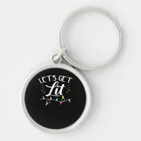 Christmas Design - Let's Get Lit Keychain