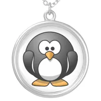 Fat Penguin Cartoon Necklace