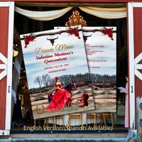 Masquerade Ranch Glam Quinceañera Dinner Menu