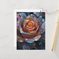 A Beautiful Rose Flower Postcard