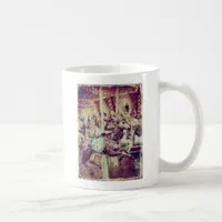 Grunge Merry-Go-Round Goat Coffee Mug