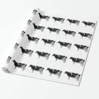 Vintage Cow Wrapping Paper