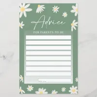 Baby Shower Advice Cards for Parents-To-Be 