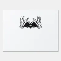 Skeleton Hands The Of A Heart Abstract Form Sign