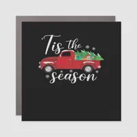 Fun Christmas Tis The Season Holiday Car Magnet