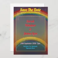 Rainbow Wedding Invitation