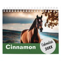 Personalized Horse Photos Year Create Your Own Calendar