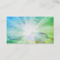 *~* Healing Hand Rays Of Light Energy Healer Business Card