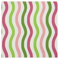 Tropical Wave Simple Pattern Fabric