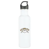 Radiology Skeleton Heart Hands Classic Stainless Steel Water Bottle