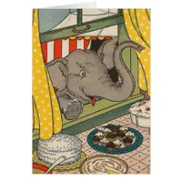 Elephant Desserts Cards