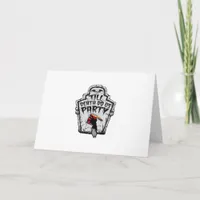 Till Death Do Us Party Classic For Halloween Card