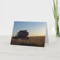 Combine at Sunset Card