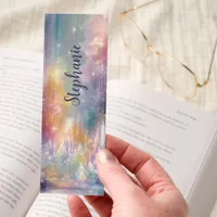 Crystal City Pastel Dream Fantasy Custom Name Bookmarks