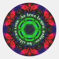 Geometric Wisdom Sticker