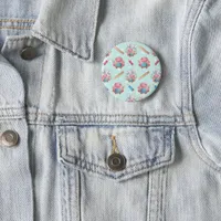 Back to School Elephant Pattern Button
