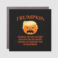 Anti Trumpkin Funny Halloween Car Magnet