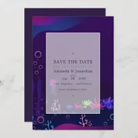 Under the Sea Nautical Wedding Photo  Save The Date