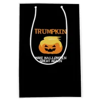 Halloween Trumpkin V3 Medium Gift Bag