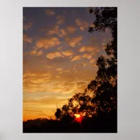 ferntree gully sunset Poster