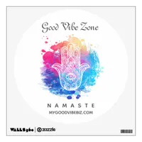 *~* GOOD VIBE ZONE Bold Hamsa Hand Eye Wall Decal