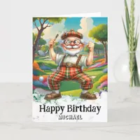 *~* Golf AP94 Senior Funny Humor Man Birthday Card