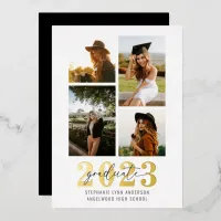 Graduate Photo Collage | Foil Year Of Announcement