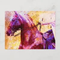 Saddleseat Grunge Postcard