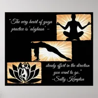 inspirational Quotes Yoga Meditation New Age Poste Poster