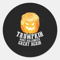 Trumpkin Make Halloween Great Again Costume – Funn Classic Round Sticker