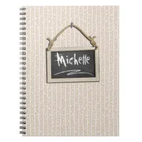 Hanging Chalkboard Beige ID397 Notebook