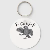 F-Caw-F Classic Minimal Clean Keychain