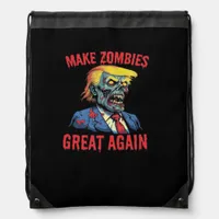 Make Zombies Great Again - Halloween Zombie Classi Drawstring Bag