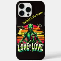 Cosmic Love Between Two Aliens iPhone 16 Pro Max Case