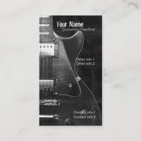 GUITAR "GREYZ" Business card