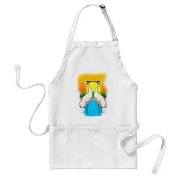 Whooping Cranes in Love Adult Apron