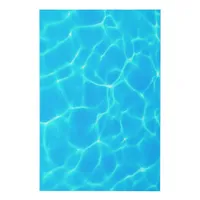 Aqua Water Pattern With Reflection Waves Faux Canvas Print