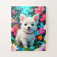 Kids Puppy and Kitten Garden Adventure Jigsaw Puzzle