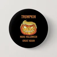 Sweatshirt, Trumpkin, Halloween Classic Button