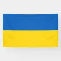 Ukraine Flag Blue Yellow Ukrainian Banner