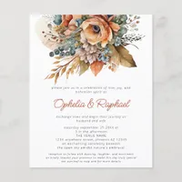 PAPER Fall Florals Terracotta Boho Wedding