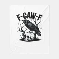 F-Caw-F Essential Minimal Clean Fleece Blanket