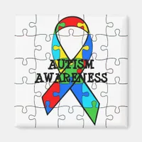 Autism Awareness Puzzle Pieces Magnet