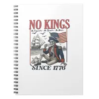 Retro No Kings Since 1776 Rejecting Kings Classic  Notebook