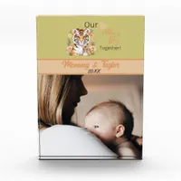 Tiger and cub, Our First Mother's Day Together Photo Block